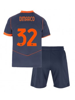 Otroški Nogometna dresi replika Inter Milan Federico Dimarco #32 Tretji 2025-26 Kratek rokav (+ hlače)